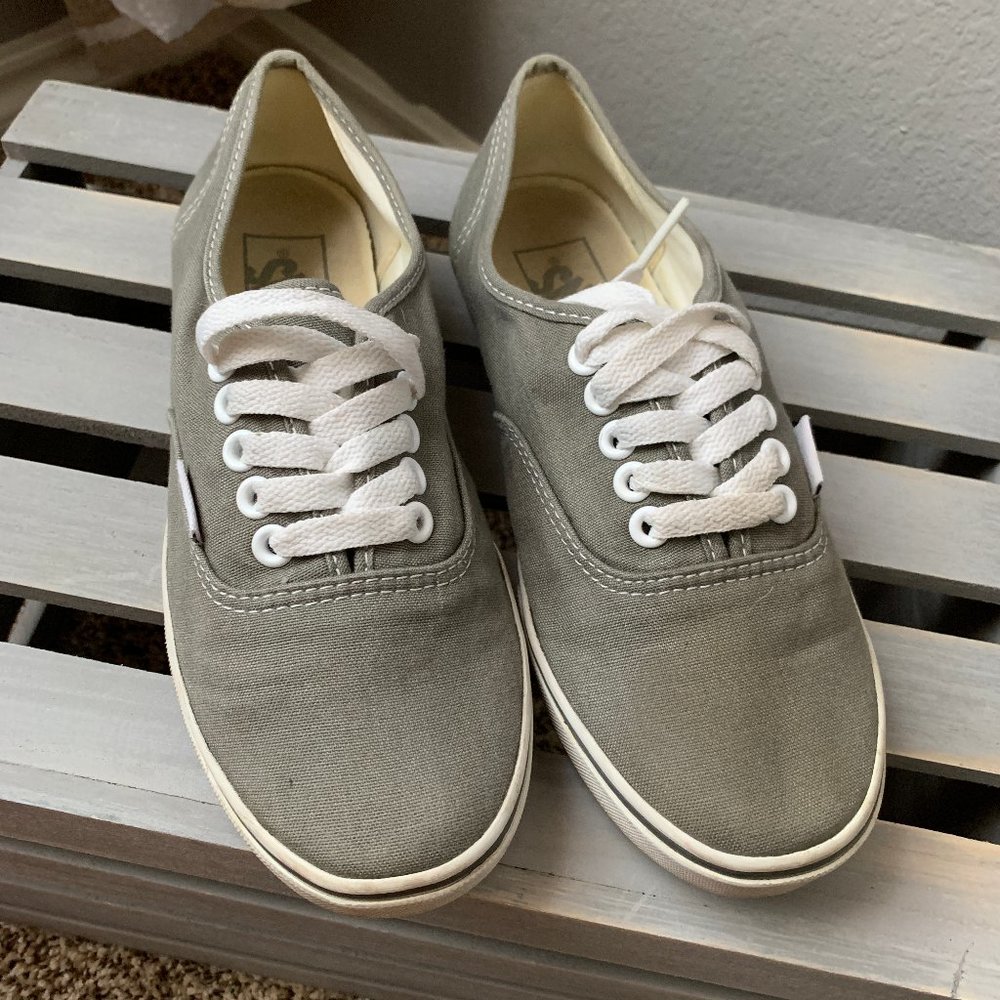 Gray Vans Canvas Sneakers